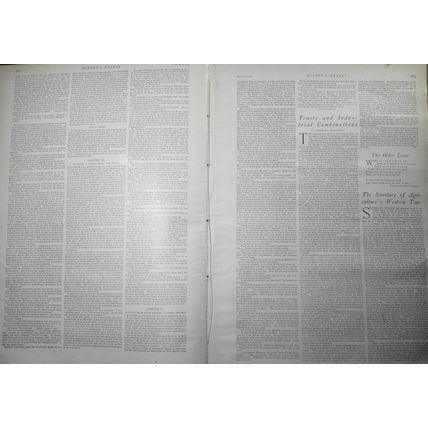 Harper's Weekly September 9, 1899. Booker T Washington on Africa; Dewey Arch etc