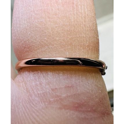 Ring Bomb Party Sz6 RBP Radiant Green Gems Rose Gold P Band Costume Jewelry