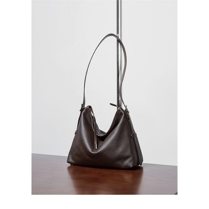 Genuine Leather Women Tote Bag Handbags Brown