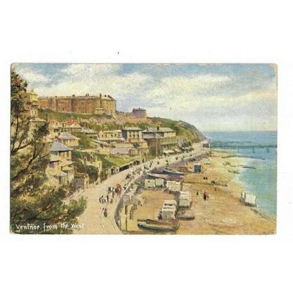 Ventnor From The West, Isle Of Wight, Postcard.