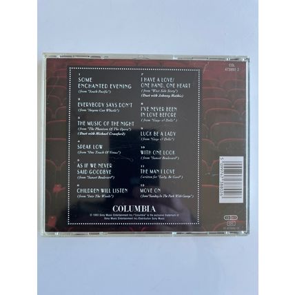 BARBRA STREISAND - BACK TO BROADWAY (UK AUDIO CD, 1993)