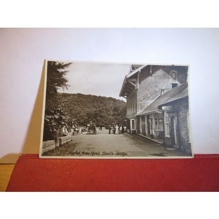 HAFOD ARMS HOTEL, DEVIL'S BRIDGE Aberystwyth used postcard Cambrian News, 1917 =