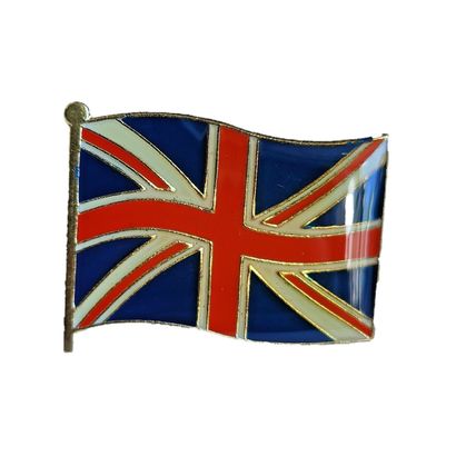 Union Jack Flag Enamel Pin Badge United Kingdom Lapel 2.5 cm X 1.9 cm BA230