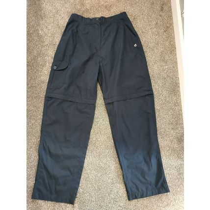 Craghoppers ladies navy cargo trousers size 16 , Mayfit size 14