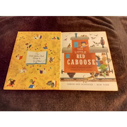 Little Golden Book The Little Red Caboose By Marian Potter (C) Edition 1953