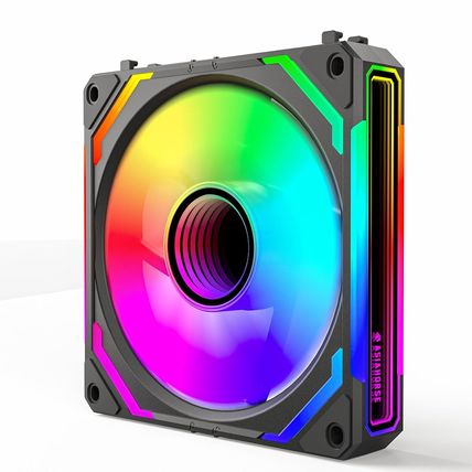 Asiahorse COSMIQ 120Mm PC RGB Fans Computer Case Fans, 5V 3-PIN Connector Daisy