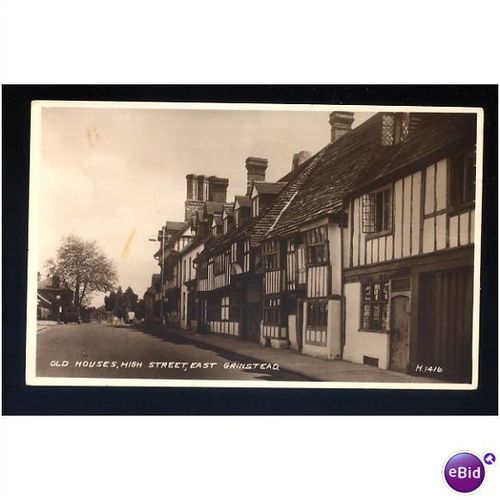 Sussex EAST GRINSTEAD High Street Postcard by Valentine (H1416)