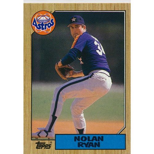 1987 Topps - #757 - Nolan Ryan