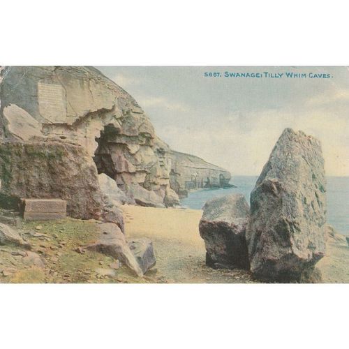 Swanage Tilly Whim Caves Dorset Postcard (Dor71729)