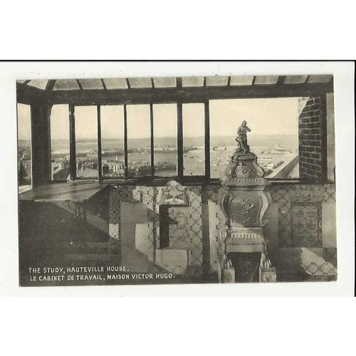 Channel Islands JERSEY Hauteville House Study Postcard