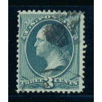 Used 158 3c George Washington Just Clears M00089