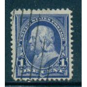 Used 264 1c Benjamin Franklin Fine Plus M02915