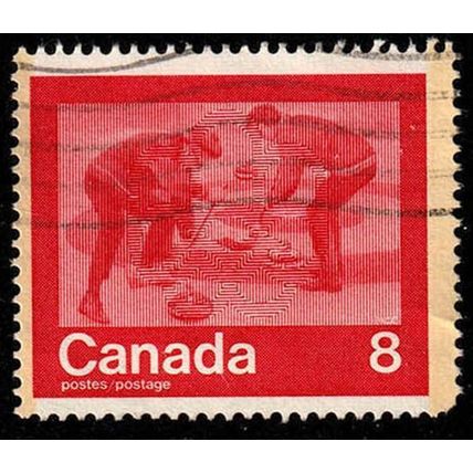Canada 1974 Sport Winter Olympic Games #4 8c Used Stamp