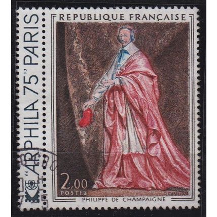 FRANKREICH FRANCE [1974] MiNr 1862 Zf ( O/used ) Gemälde