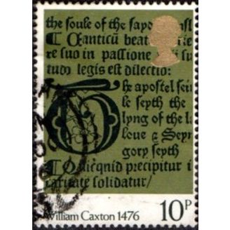 1976 500th Anniv of British Printing 10p Value. The Tretyse of Love. Fine Used
