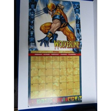 Marvel Comics Super Heroes 2008 Official Year Calendar (e26)