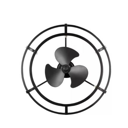 Progress Copan 28.75" Indoor/Outdoor Inustrial Black & Gold Cage Fan w/ Remote