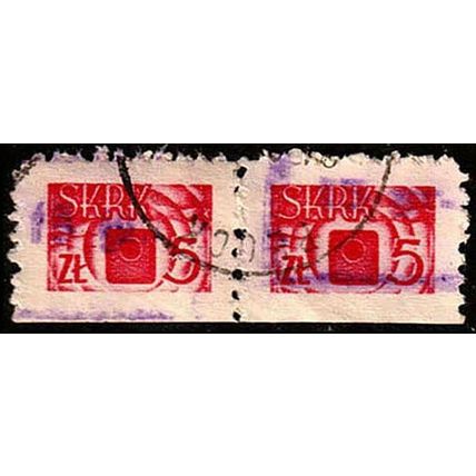 Poland SKRK 5z 2x Used Stamps.