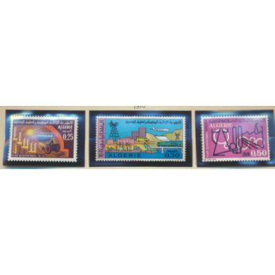Algeria Stamps Scott #431 To 433, Mint Never Hinged