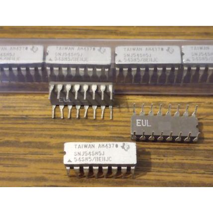 Lots of 10: Texas Instruments SNJ54S85J FREE Shipping