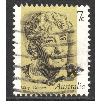 AUSTRALIA 1973: FAMOUS AUSTRALIANS - 7c DAME MARY GILMORE USED (G3)