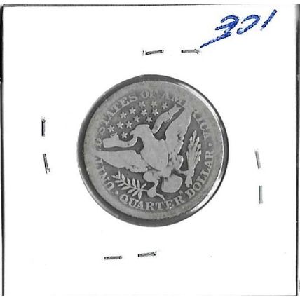 1908-S US Silver Barber Quarter G Better Date! Grey Sheet $38.00