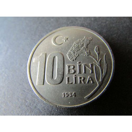 1994 TURKEY TEN BIN LIRA FREE POST. M