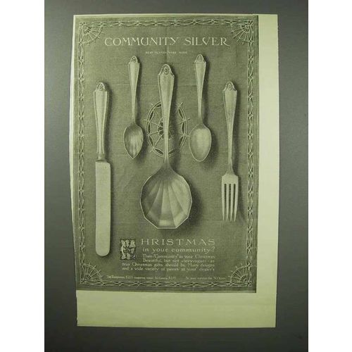 1913 Community Silver Ad - Christmas