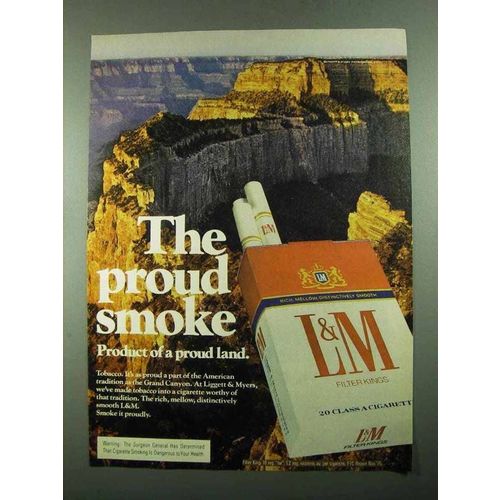1976 L&M Cigarettes Ad - The Proud Smoke