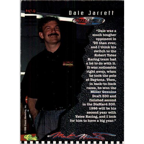 1996 Classic Dale Jarrett Mark Martin Challengers #MC4