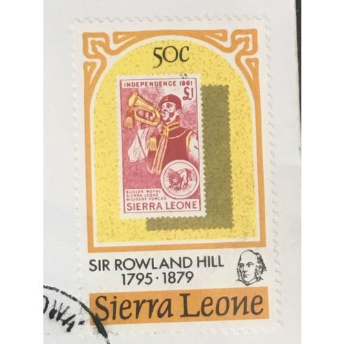 Sierra Leone 1979 Rowland Hill 50c 1961 Independence £1 Used SG620 postage stamp