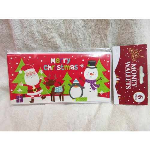 Kids Christmas Cards Standard Landscape A5 Pack of 6. 2 Designs