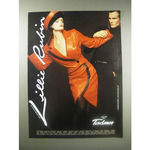 1990 Lillie Rubin Leather by Tadmor Ad