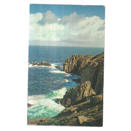 LANDS END POINT used vintage postcards 1963 pm? =