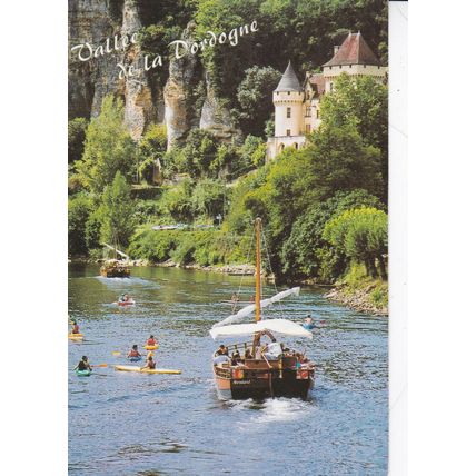 La Rouge Gageac Dordogne Valley France Postcard used VGC