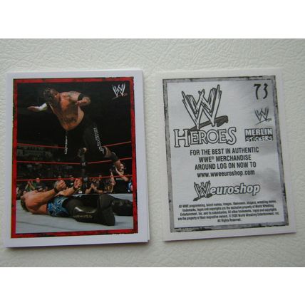 Topps - Merlin 2008 WWE Heroes Wresting Stickers 1-216 & P1-P15 Variants (EB2)