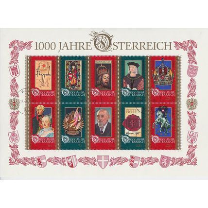 ÖSTERREICH AUSTRIA [1997] MiNr 2195-04 Block 12 ( O/used ) [A15]