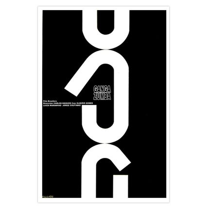 Movie Poster 4 film.GANGA.Brazil Brasileiro.Home interior room design.Wall art