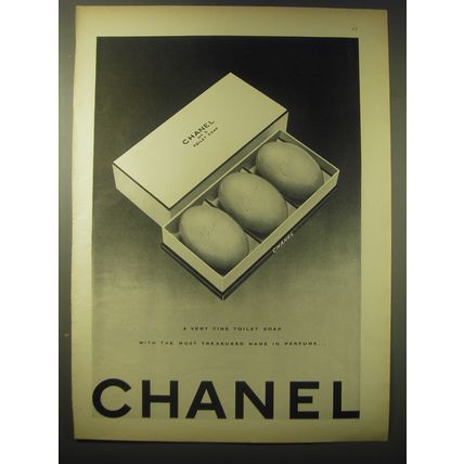1948 Chanel Toilet Soap Advertisement - A very fine toilet soap