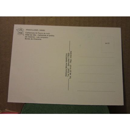 multiview, ANGOULEME, FRANCE unused postcard =