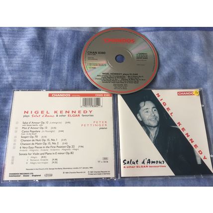 Nigel Kennedy plays Salut d'Amour & other Elgar Favourites (1991 10-Track CD)