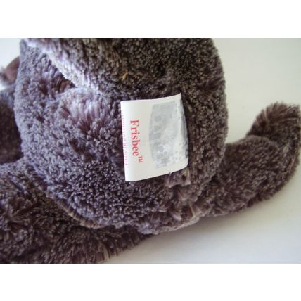 Ty Beanie FRISBEE Weimaraner Grey/Brown Puppy Dog 2001 Oakbrook 008421045082