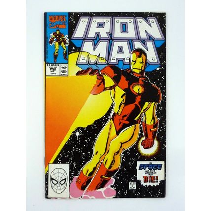 Iron Man #256 Marvel Comics Soliloquy in Silence VF- 1990