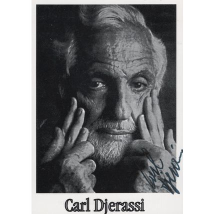 Carl Djerassi Austrian Bulgarian Contraceptive Pill Scientist Signed Photo