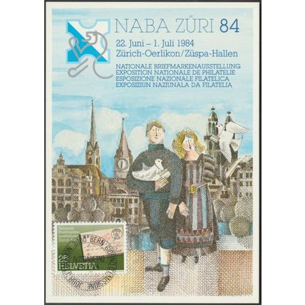 Naba Züri 84 - 8 x Werbekarten