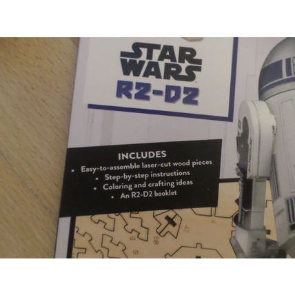 STAR WARS R2-D2 - COLLECTIBLE - 3D WOOD MODEL - INCREDIBUILDS DISNEY - NEW