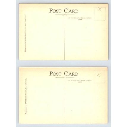Tower of London - Horse Armory, Traitors Gate - Lof of 2 Postcards