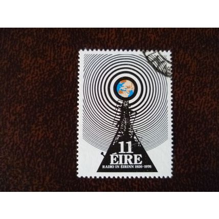 Ireland 1976 50th Anniversary Irish Broadcasting 11p fine used stamp SG400 radio