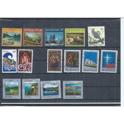 New Zealand Stamps 1982 & 1983 used lot. (AM969)