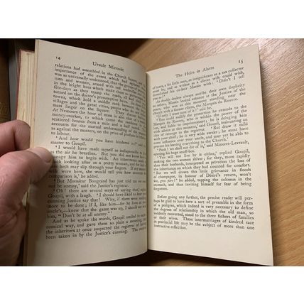 1925 HONORE DE BALZAC "URSULE MIROUET" FICTION 100 YEARS OLD HARDBACK BOOK (P3)